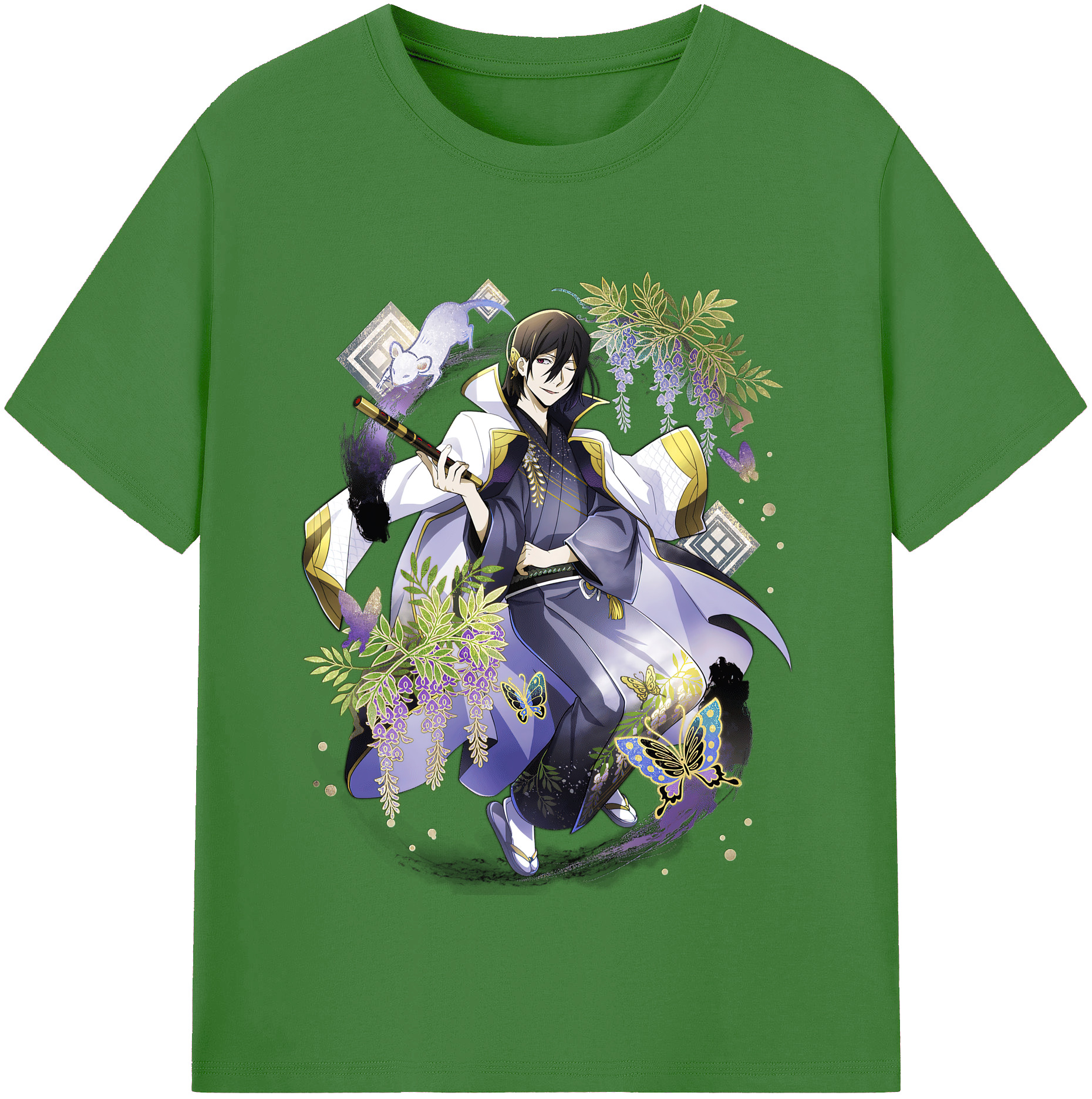 （画像用） 文豪ストレイドッグス Bungo Stray Dogs レディースカジュアルプリントTシャツ（綿100％）